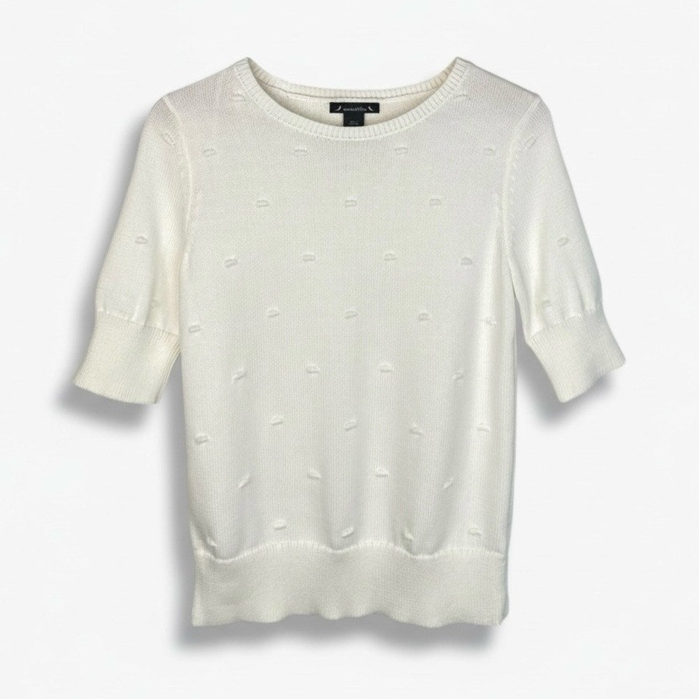 NANETTE by NANETTE LEPORE Knit Sweater - White - Size M